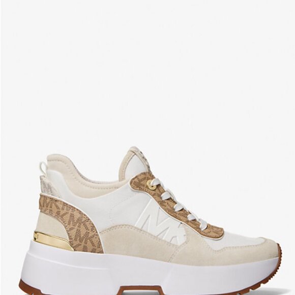 Michael Kors Muse Mesh & Logo Trainer Sneaker - Picture 3 of 4